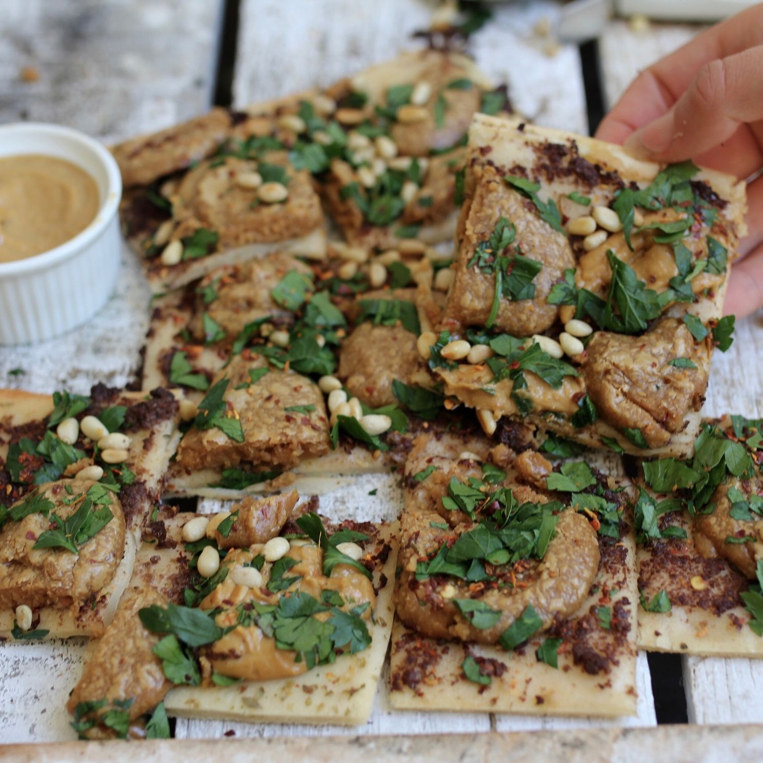 Pic's Peanut Butter — Vegan flat bread pizza